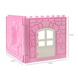 Large Building Block House Set - Doors, Windows & Roof Accessories for Creative Construction Play