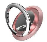 Soporte de anillo para teléfono de metal giratorio de 360°: agarre seguro y soporte para todos los teléfonos inteligentes