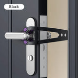 Adjustable No-Drill Cat Door Holder - Pet Safety Latch for Doors (70x310mm)
