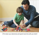 Magnetic Building Blocks Set - 110pc STEM Educational Toys for Kids Ages 3+
