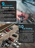 Smart Car Alarm System with Keyless Entry & One-Button Start