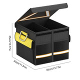 Collapsible Car Trunk Organizer – Large Capacity Storage Box with Reflective Strips