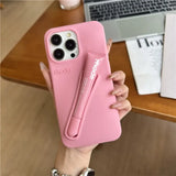 Estuche Rhode para iPhone 13, 14 y 15: funda de silicona suave para brillo de labios y lápiz labial, diseño mate y antideslizante