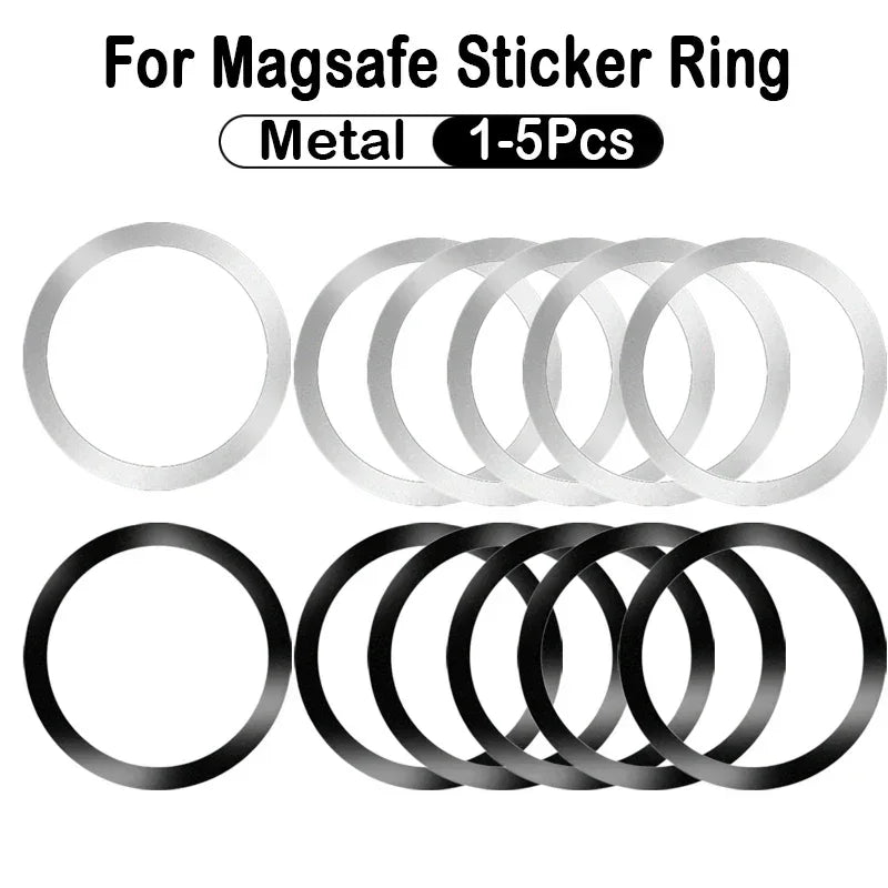 Placa de metal magnética universal: soporte de teléfono con cargador inalámbrico en forma de disco