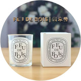 Vela perfumada romántica: elegante vela de cristal transparente para bodas y regalos