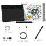 Ultra-Precise Digital Drawing Tablet with 8192 Pressure Levels & USB-C Connectivity