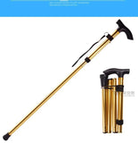 Adjustable Aluminum Hiking Walking Stick with Telescopic Folding Design