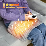 Soft Electric Heating Pad for Body, Back, and Legs with Adjustable Temperature