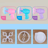 Bubble Gun for Kids - Bubble in Bubble Blower Maker for Outdoor Parties & Summer Fun