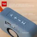 Portable Bluetooth Soundbar – Wireless Mini Speaker with FM Radio, TF Card Support & Waterproof Design