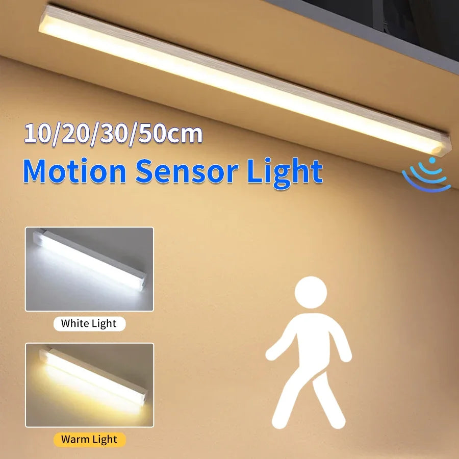 Rechargeable Motion Sensor LED Night Light for Closet, Cabinet, Hallway & Bedroom