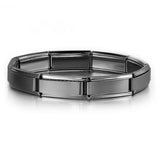 Pulseras con dijes italianos DIY Cadena básica Brazalete de acero inoxidable Módulos ensamblados versátiles Regalo ideal 9 mm Universal Dropshipping