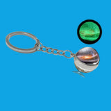 Luminous Galaxy Planet Keychain – Glow in the Dark Solar System Charm
