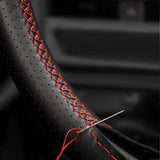 DIY Hand-Stitched Leather Steering Wheel Cover for VW Golf 4 MK4 & Passat B5