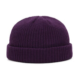 Gorro de punto acanalado unisex: gorro de pescador y esquí cálido para el invierno en climas fríos