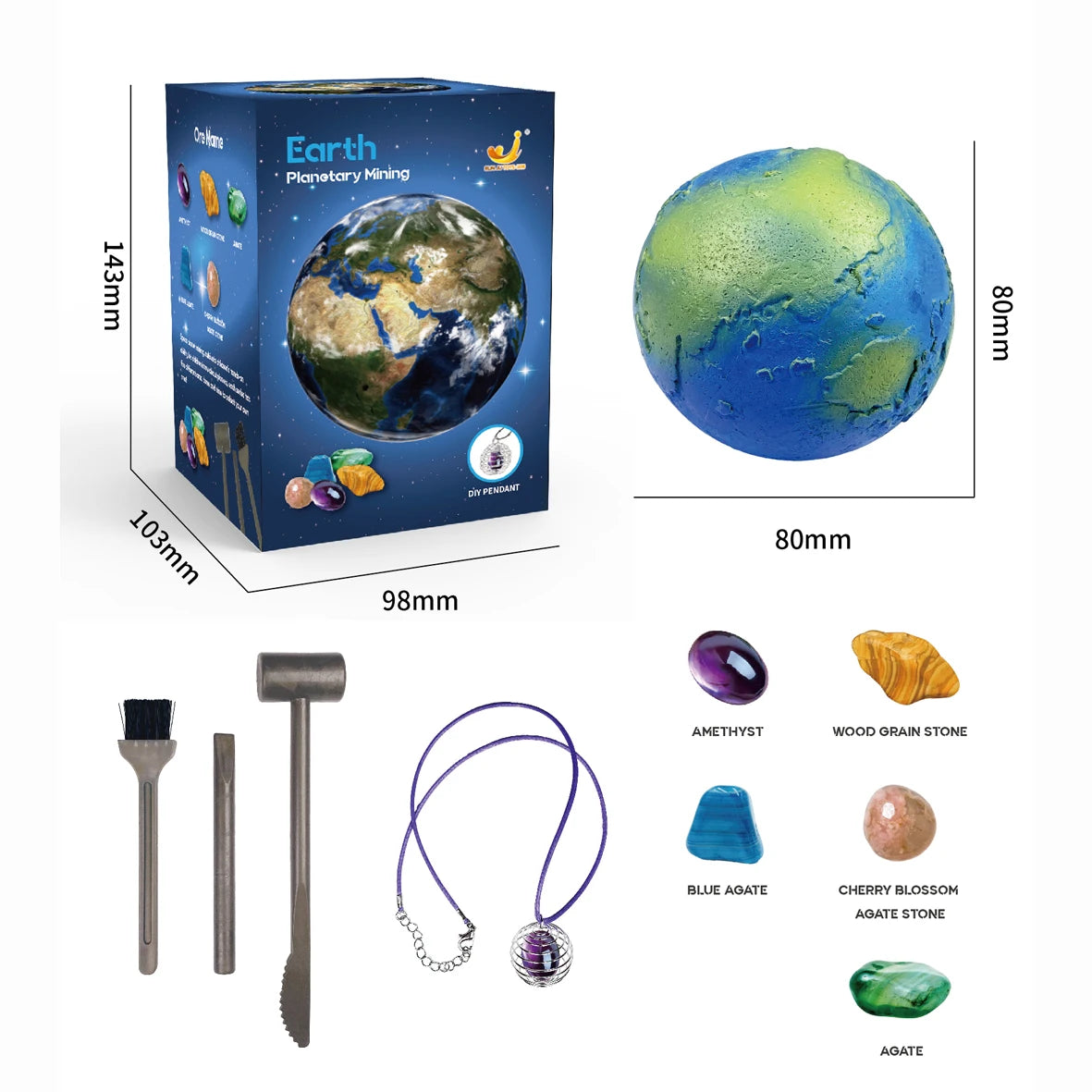 Planetary Exploration Digging Kit – Fun & Educational Mining Set for Kids