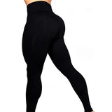 Seamless High-Stretch Yoga Leggings for Women with Elastic Waist and Welt Pockets