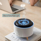 Volcano Jellyfish Mist Essential Oil Diffuser with 350ml Tank and LED Flame Lights