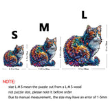 Succulent & Animal Wooden Jigsaw Puzzles - Premium Adult & Kids Brain Teaser Games