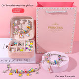 DIY Beaded Bracelet Making Kit for Girls – Jewelry Craft Set with Storage Box