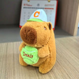 Capybara Plush Toy with Hoodie & Wings - Cute Stuffed Animal Keychain Gift