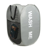 Foldable Large Capacity Mesh Laundry Basket – Portable & Breathable Clothes Hamper