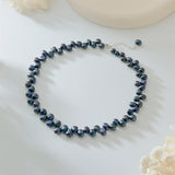Natural Baroque Freshwater Pearl Choker Necklace for Women