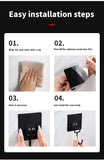 Ganchos de pared de PVC para bolsos, bufandas y accesorios: gancho de almacenamiento multiusos (negro, dorado, transparente) 