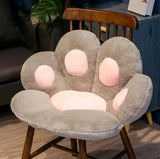 Kawaii Cat Paw Plush Cushion – Soft Floor Pillow & Nap Mat for Home or Office