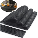 Alfombrilla de PVC impermeable para bar: antideslizante, resistente al calor y duradera para secar platos y tazas en bares y cafeterías del hogar