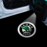 Skoda LED Door Projector Lights - HD Welcome Logo Lights for Octavia, Kodiaq, Superb & More