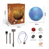 Planet Gem Ore Exploration Digging Kit – Educational Space-Themed Mining Toy for Kids & Teens