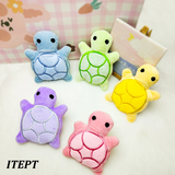 Mini Plush Turtle Squeaky Toy for Small Dogs