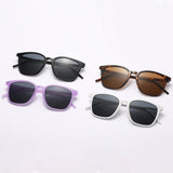 Retro Rectangle Sunglasses with UV400 Mirror Lenses – Stylish Oversized Eyewear for Men & Women
