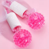 Professional Ice Globes for Face - Dual Cryo Facial Massage Set for Puffiness & Skin Tightening