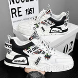 Men’s Canvas Sneakers – Casual Lace-Up Shoes for Spring & Autumn Walking or Running