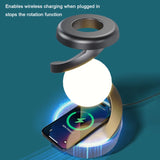 3D Levitating Ball Lamp with Wireless Charger & RGB LED Night Light
