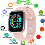 D13 Smart Watch with Heart Rate Monitor – Fitness Tracker with Multi-Sport Modes & Message Alerts