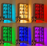 DC12V Tuya WiFi RGB LED Under Cabinet Light – Dimmable Puck Lights for Smart Home Decor
