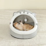 Warm Cat Cave Bed – Cozy Tent Cushion for Kittens & Small Dogs