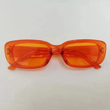 Retro Rectangle Sunglasses for Women – UV400 Vintage Fashion Eyewear with Anti-Glare Lenses