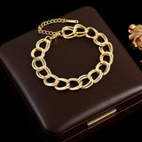 Women’s Stainless Steel Snake Chain Charm Bracelet – Trendy & Elegant Jewelry