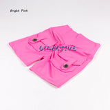 High-Waisted Scrunch Yoga Shorts for Women – Seam Pockets, Stretchy Nylon Spandex