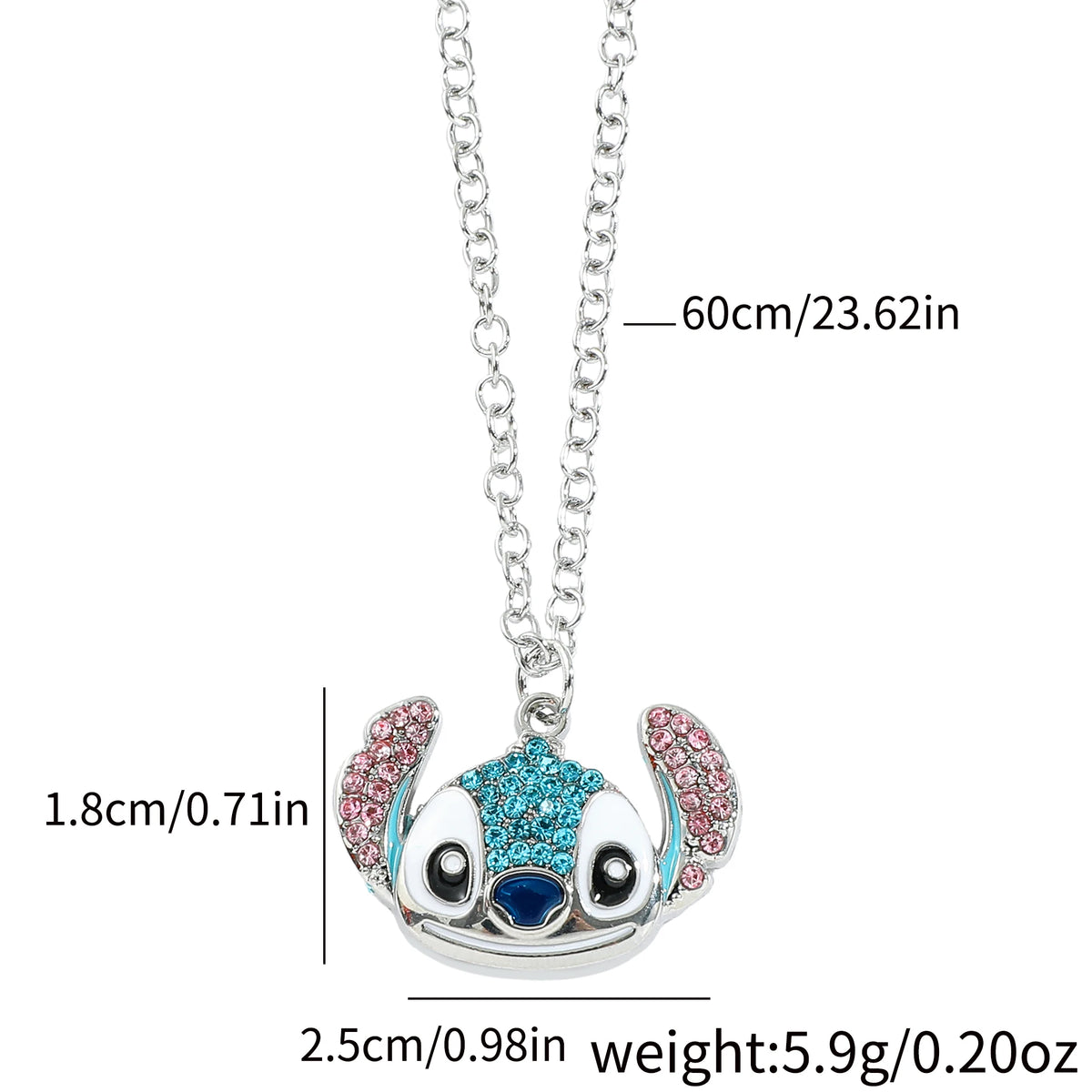 Stitch Metal Keychain – Cute Lilo & Stitch Cosplay Accessory for Fans & Collectors