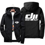 Men’s Casual Hooded Autumn Jacket – Lightweight Printed Travel Outerwear