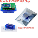ELM327 V1.5 Bluetooth 5.1 OBD2 Scanner with Dual PCB & PIC18F25K80 Chip – Car Diagnostic Tool for Android & iOS