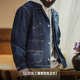 Men’s Cotton Denim Jacket – Classic Casual Outerwear for All Seasons