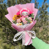 Hello Kitty Plush Bouquet - Sanrio Flower Doll Gift Set (35cm)