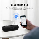 Portable Waterproof Bluetooth Speaker with Deep Bass & 24-Hour Playtime