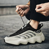 Men’s Breathable Mesh Casual Sneakers – Lightweight, Anti-Odor Lace-Up Trainers